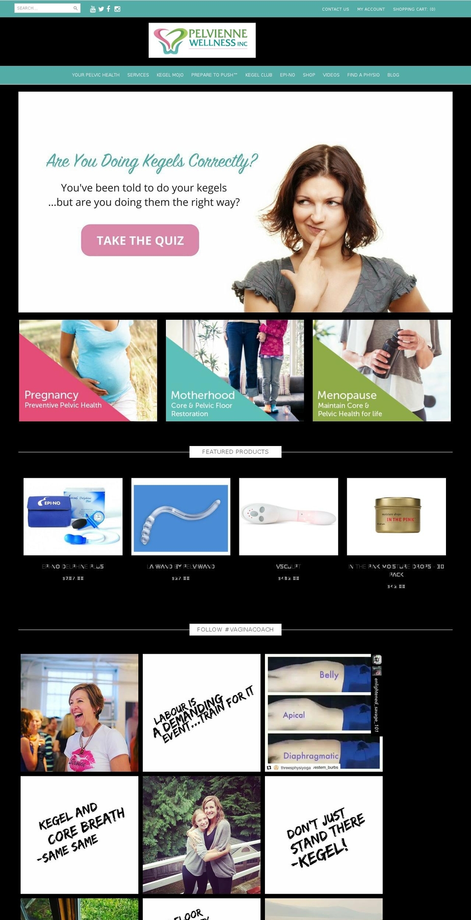 pelvienne-2017 Shopify theme site example pelvicfloorfitness.ca