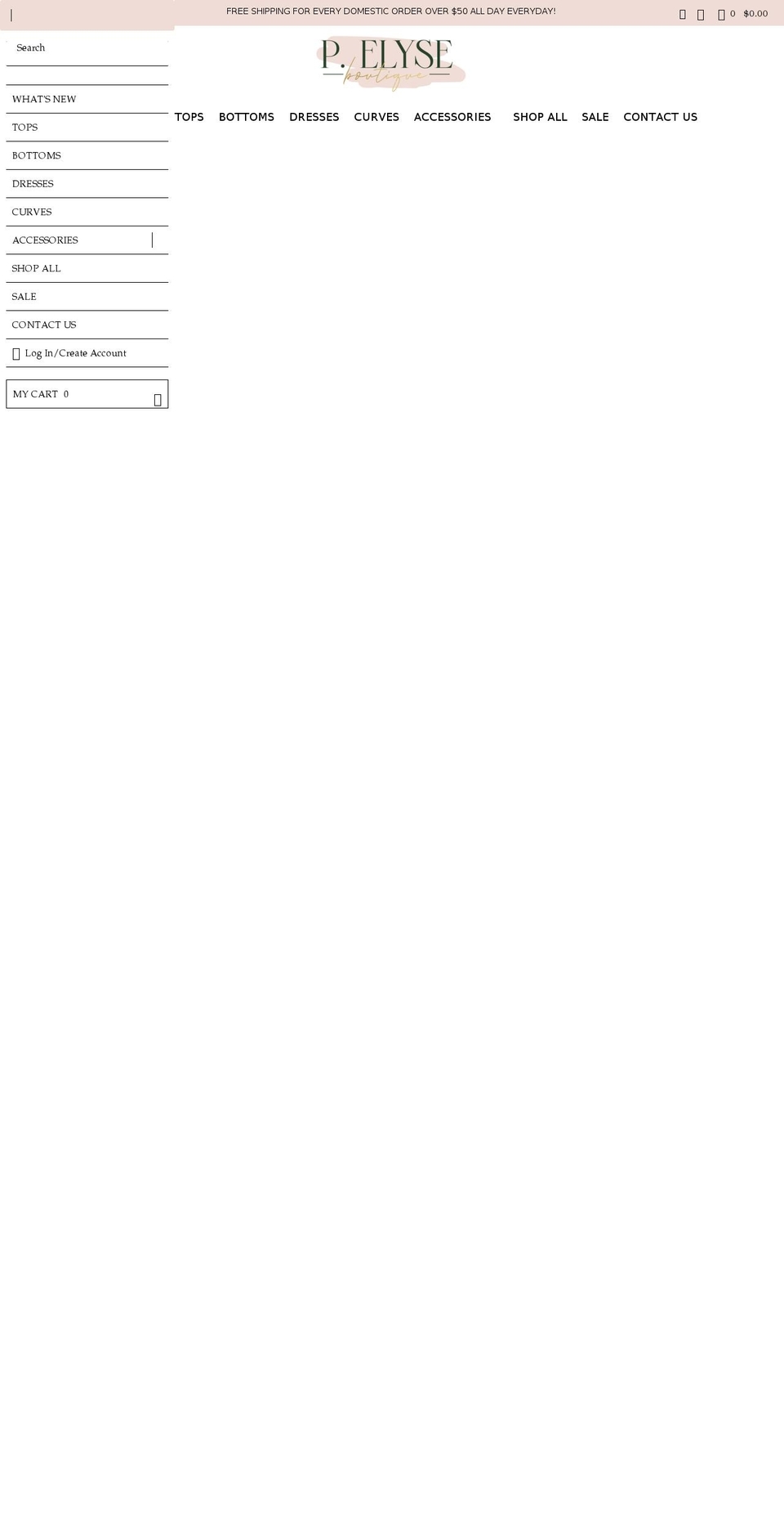 pelyse.com shopify website screenshot