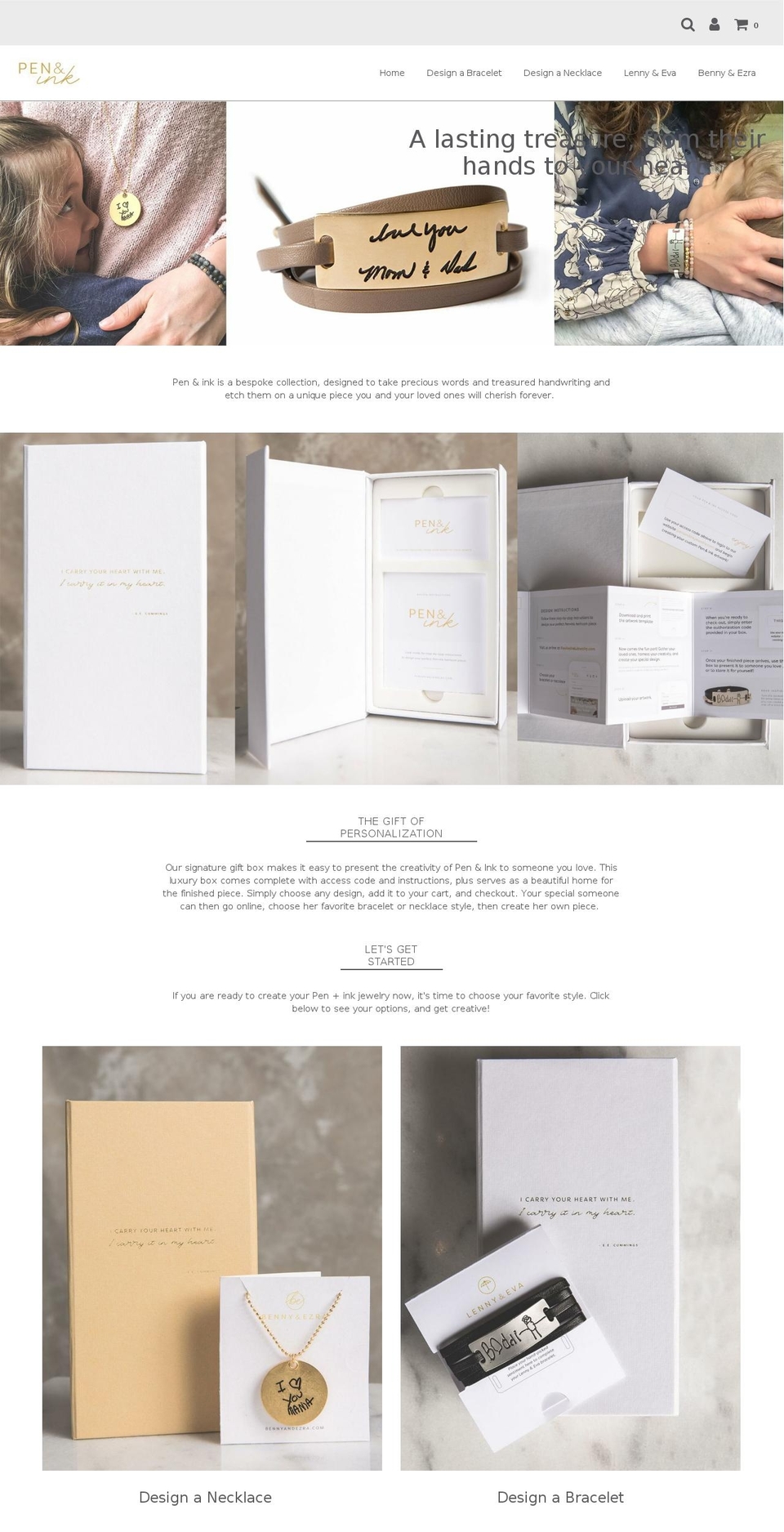 penandinkjewelry.com — Shopify storefront screenshot