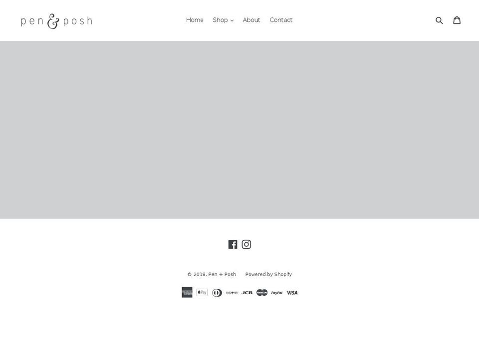 penandposh.com — Shopify storefront screenshot