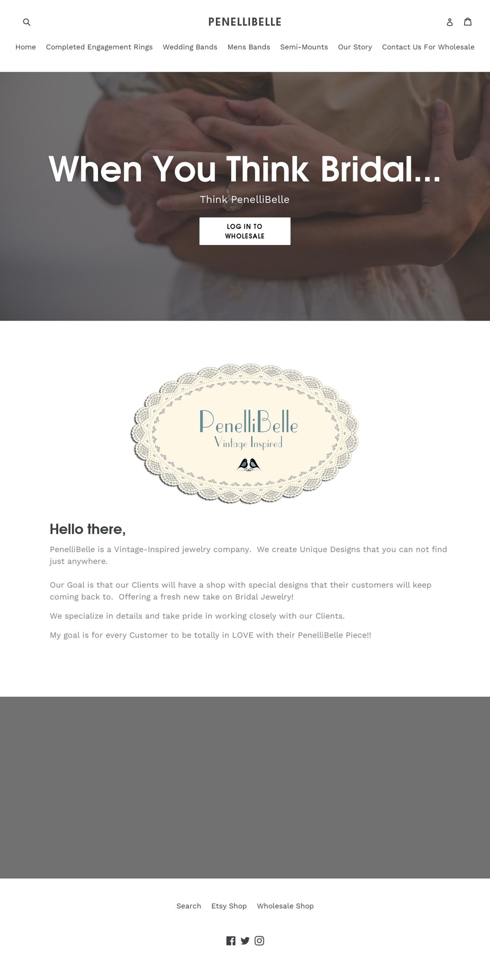 penellibelle.com shopify website screenshot