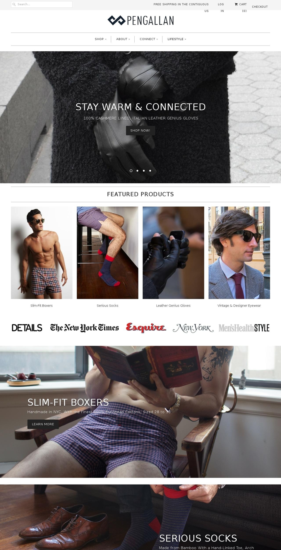 pengallan.com shopify website screenshot