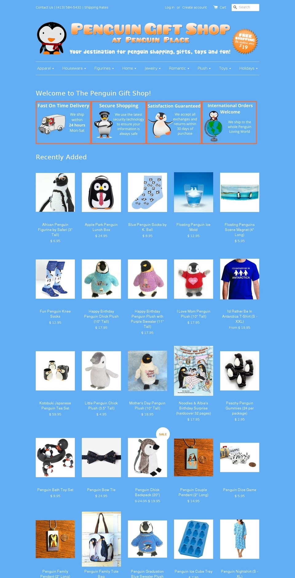 Copy of launchpad-star Shopify theme site example penguin-place.com