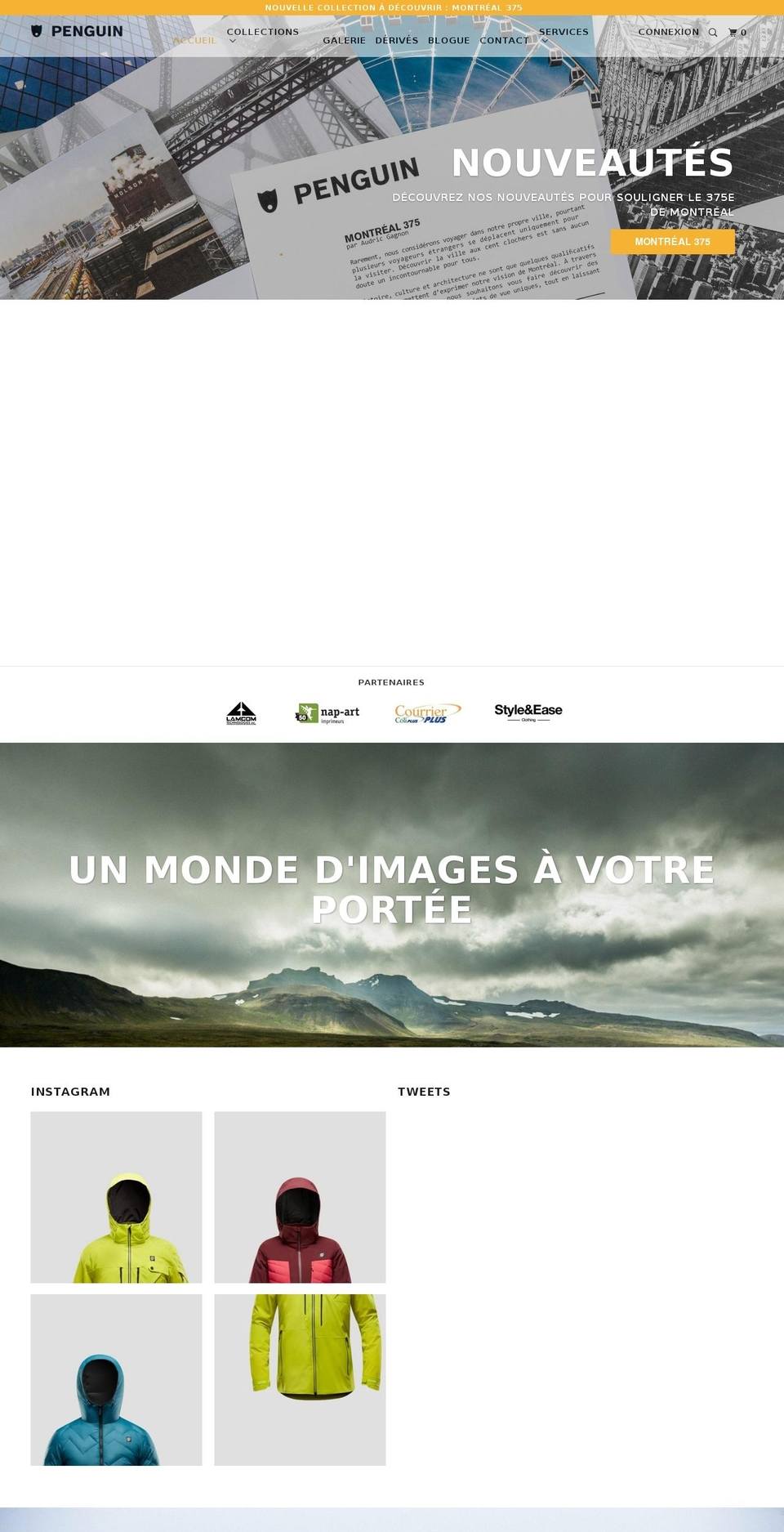 penguin-store.com shopify website screenshot