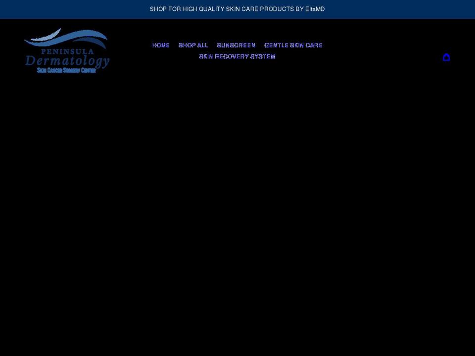 peninsula-dermatology-cosmeceuticals.myshopify.com shopify website screenshot