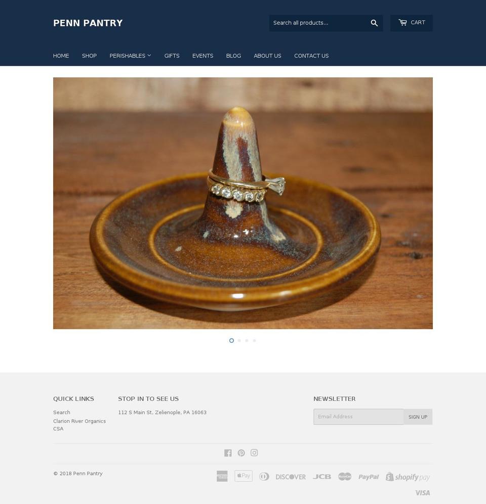 pennpantry.com shopify website screenshot