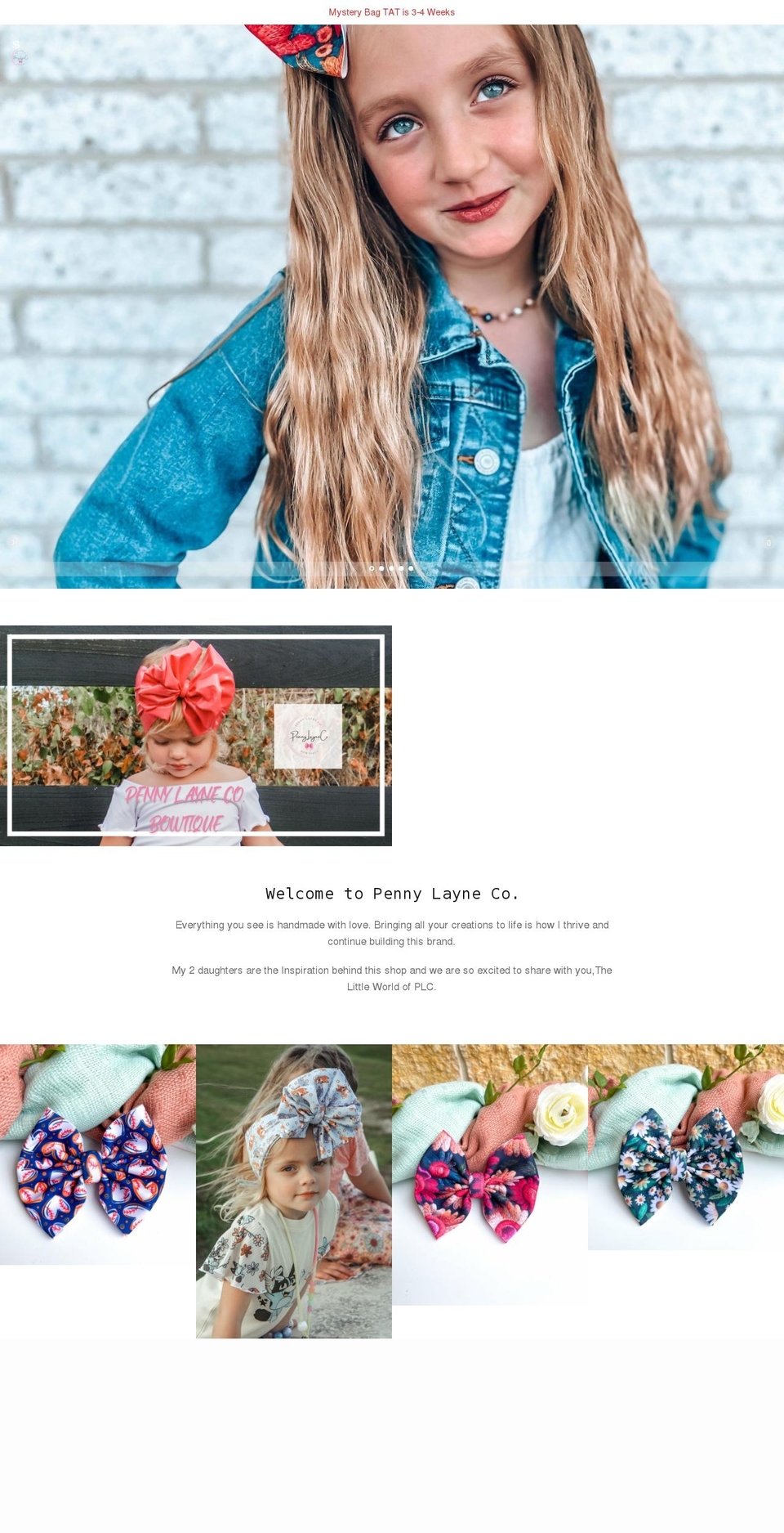 pennylaynecobowtique.com shopify website screenshot