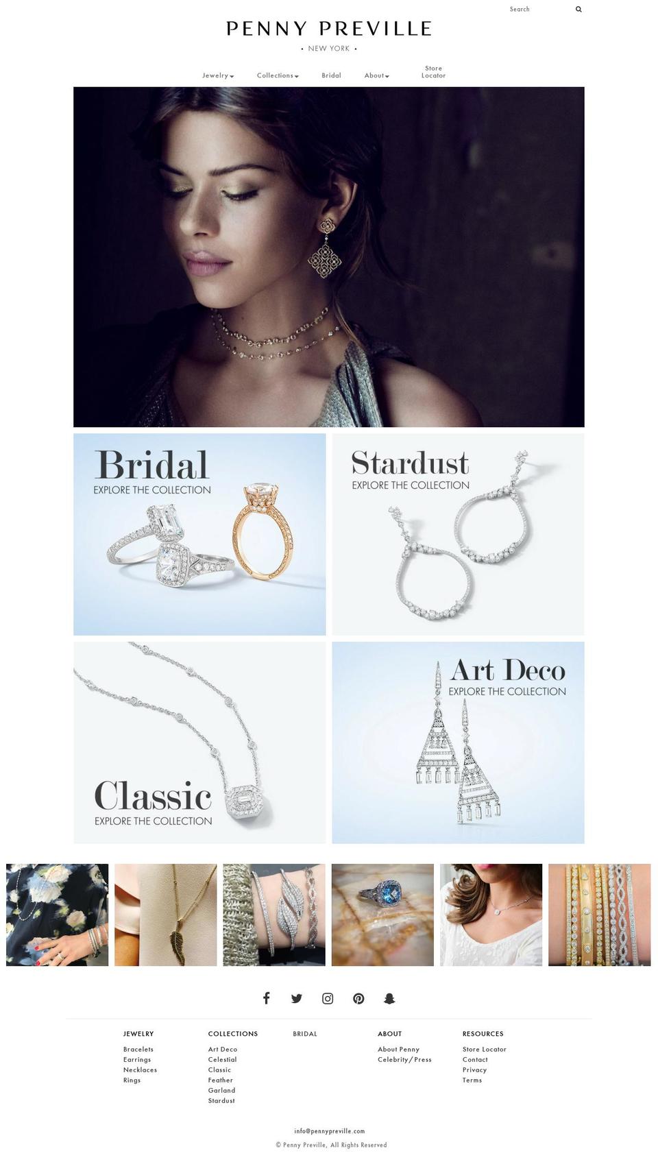 pennypreville.com shopify website screenshot