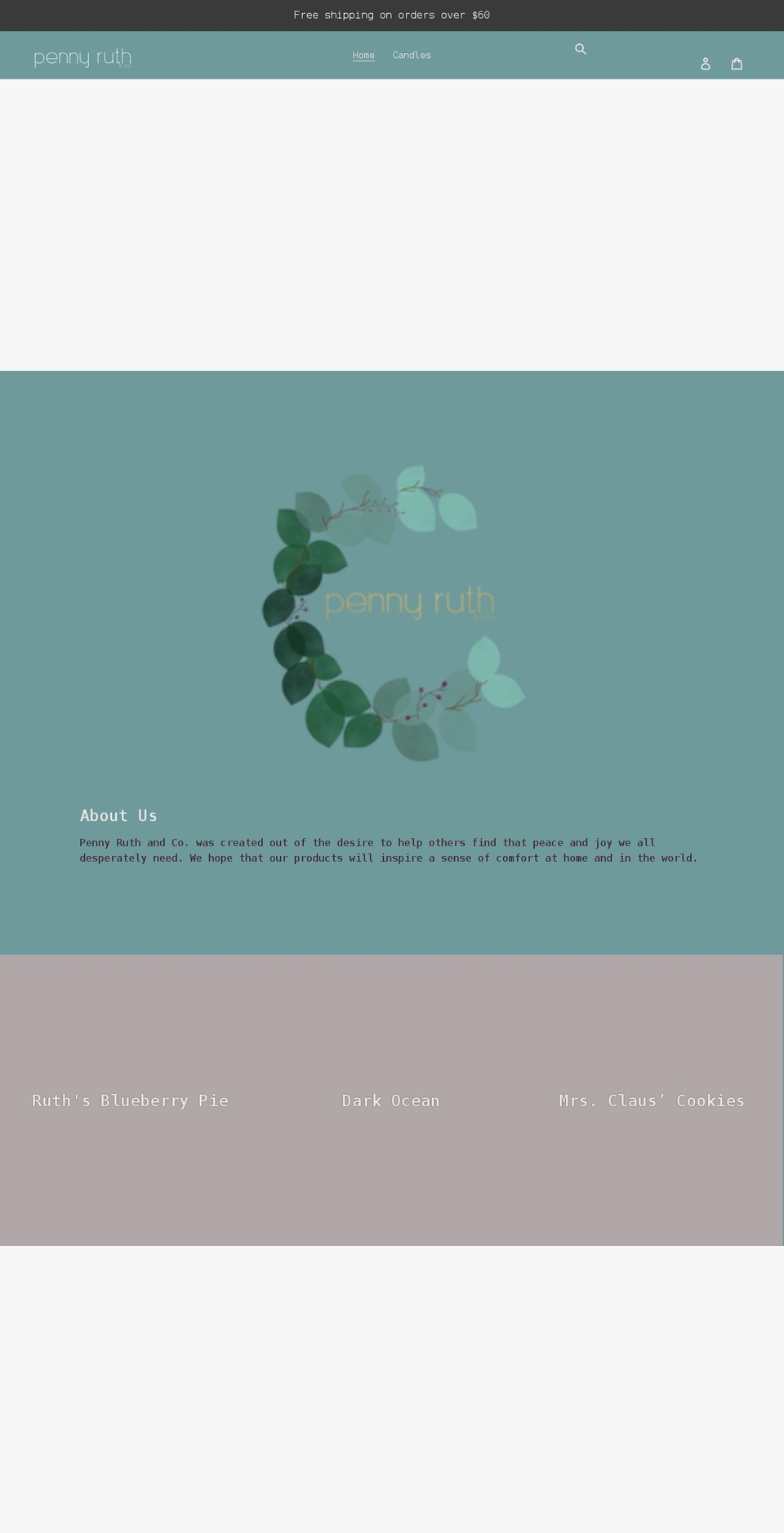 pennyruthco.com shopify website screenshot