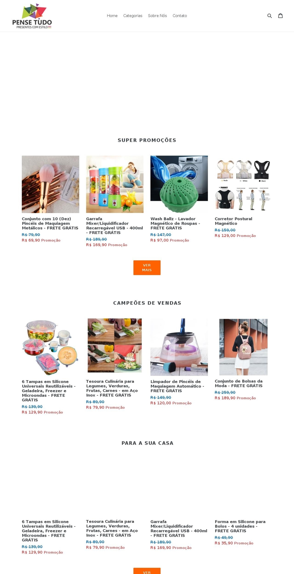 pensetudo.com — Shopify storefront screenshot
