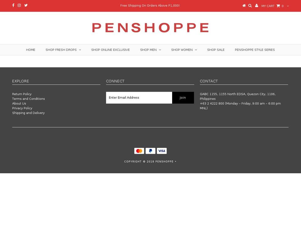 AJ - Mar 5, 2018 Shopify theme site example penshoppe.com
