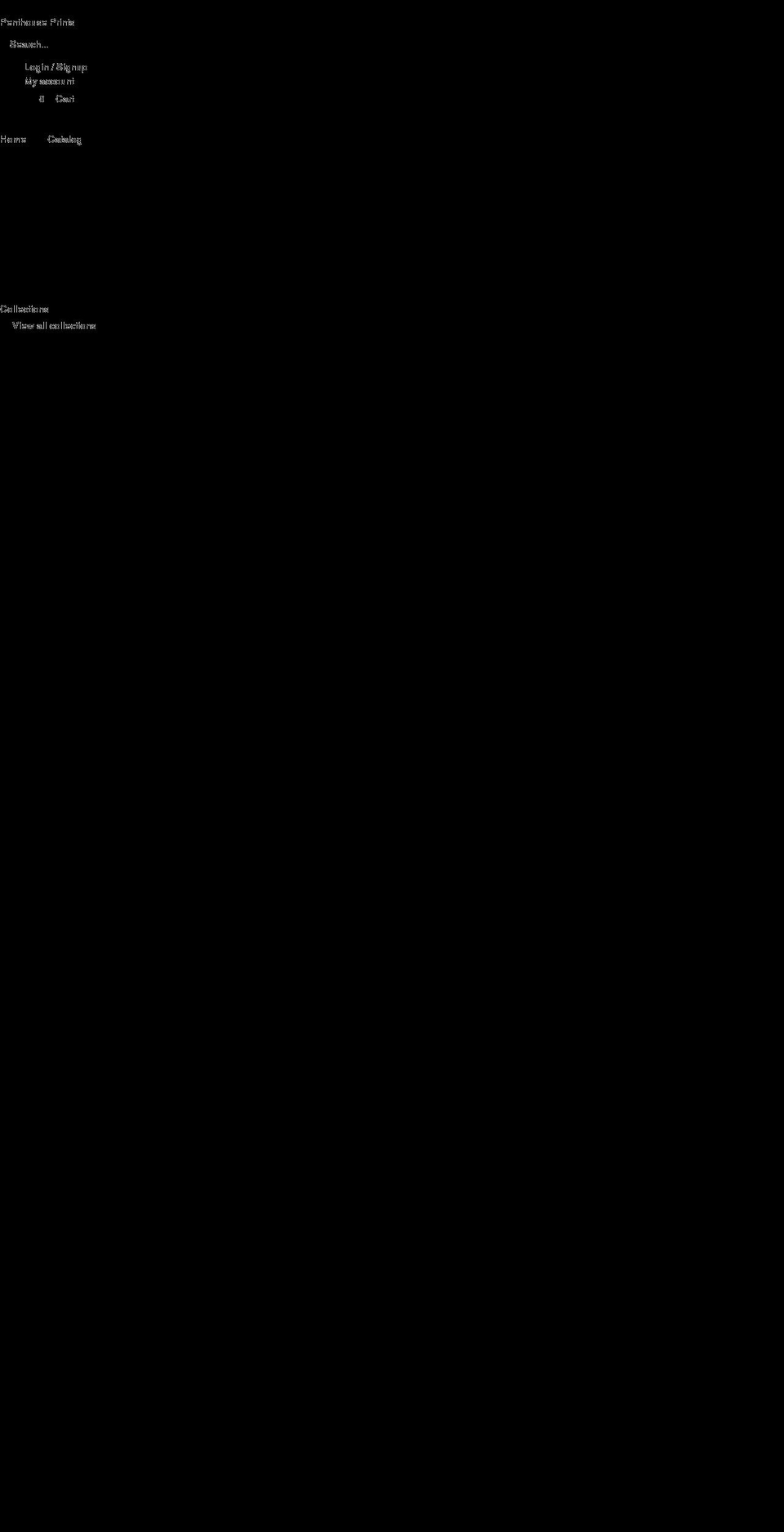 penthouseprints.com shopify website screenshot