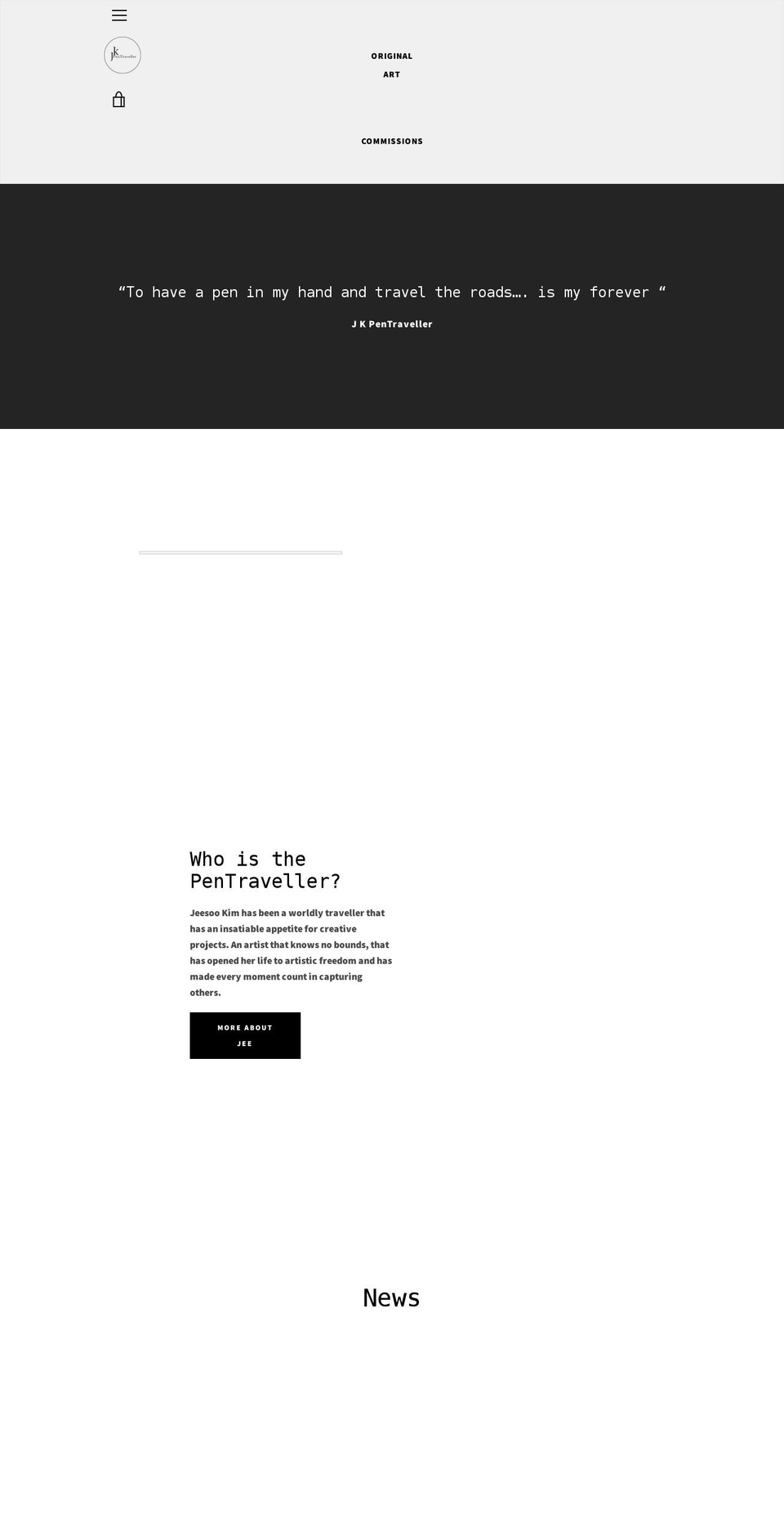 pentraveller.net shopify website screenshot