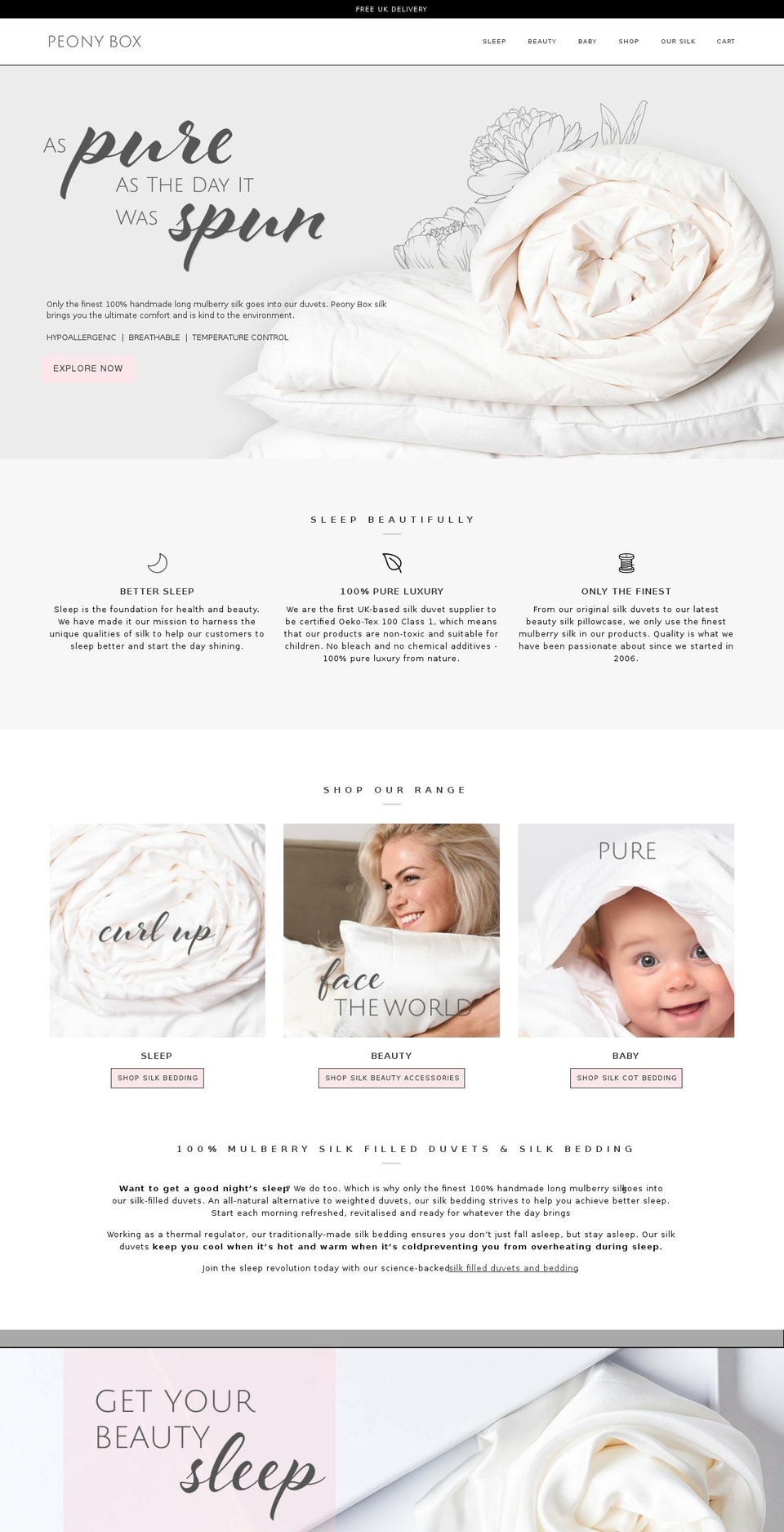 peonybox.com shopify website screenshot