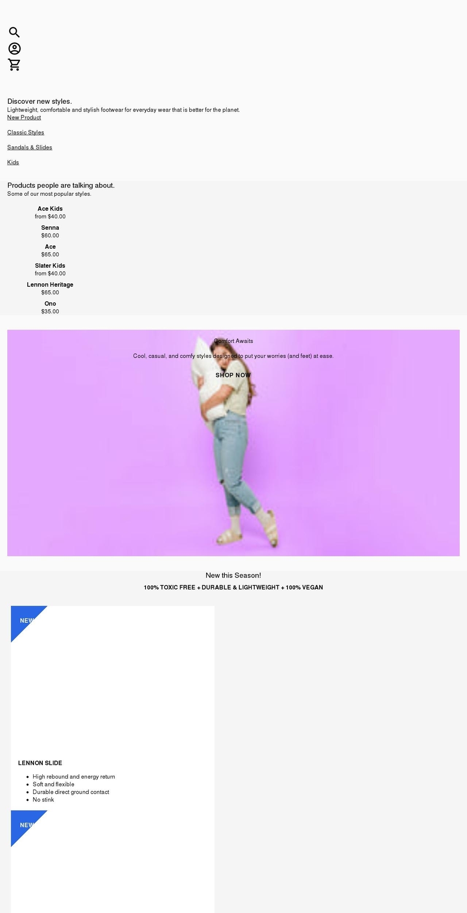 peoplefootwear.com shopify website screenshot