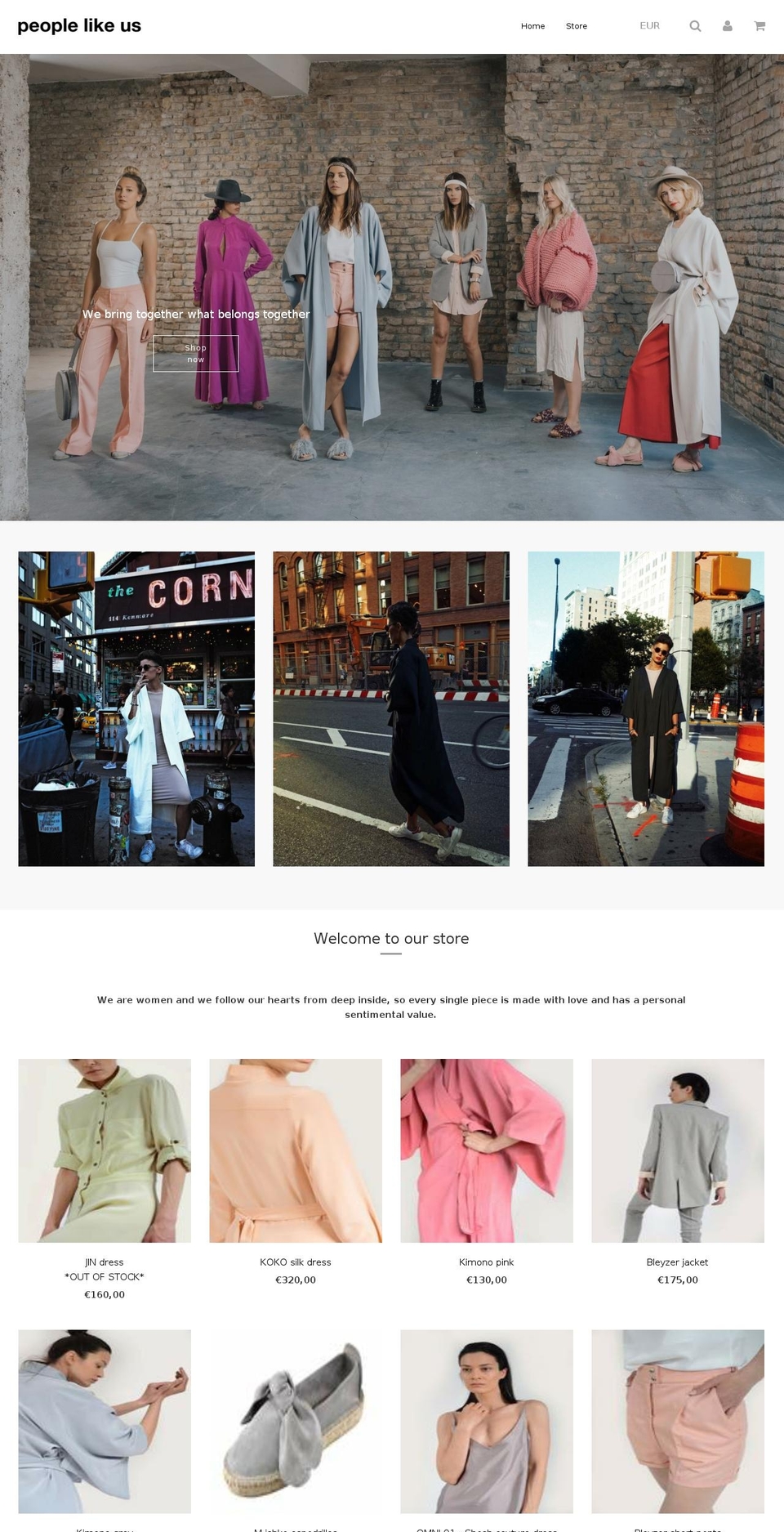 peoplelikeus-community.com — Shopify storefront screenshot