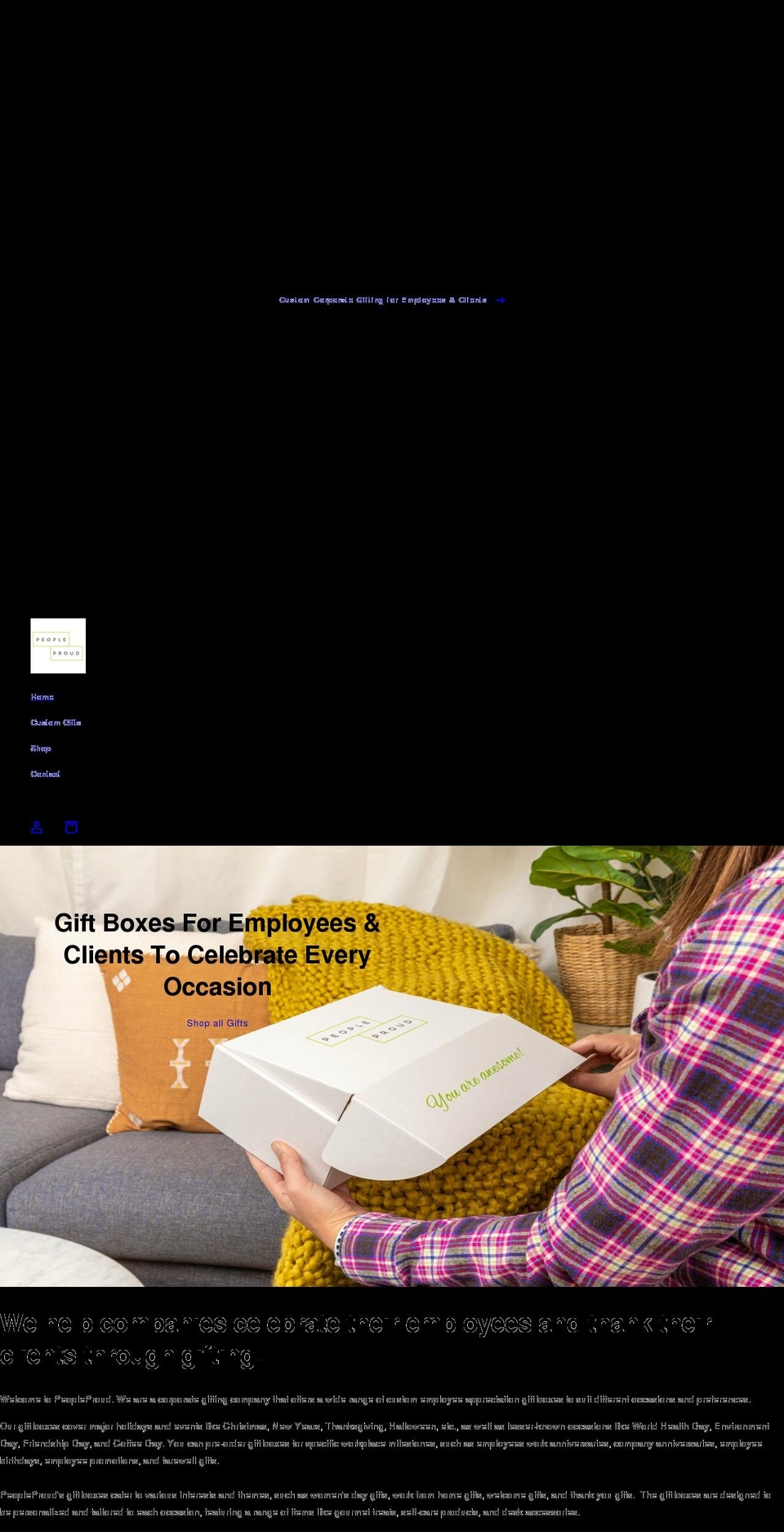 peopleproud.com shopify website screenshot