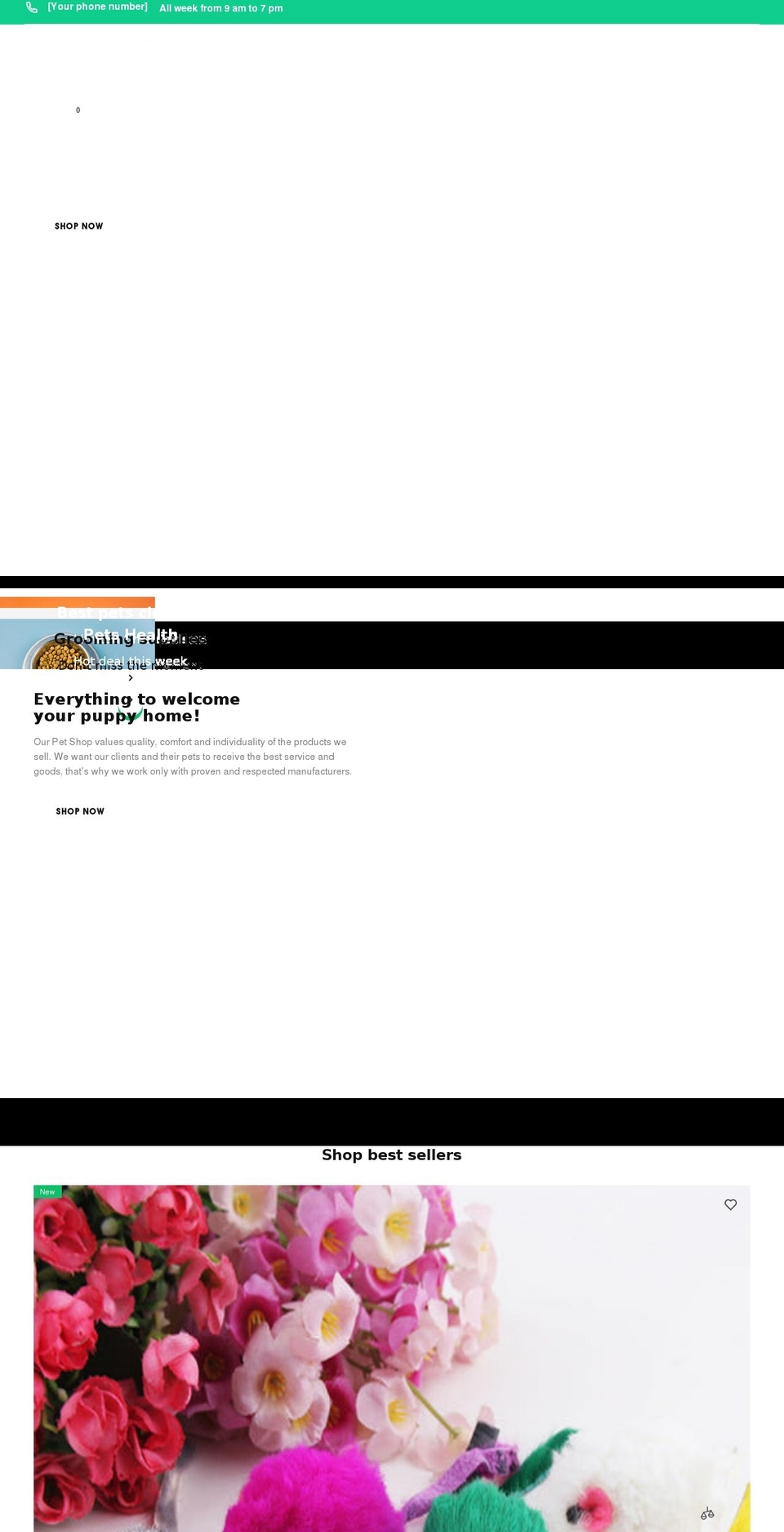 Diamond vip pet store Shopify theme site example peoplespetstore.com