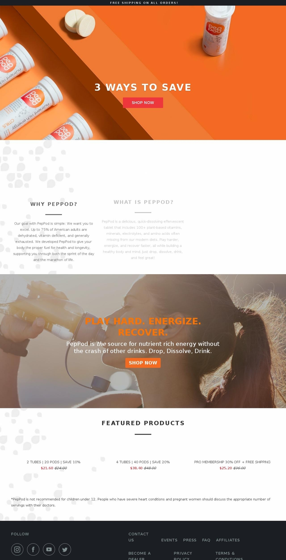 Bold Final Edit Shopify theme site example pep-pod.myshopify.com