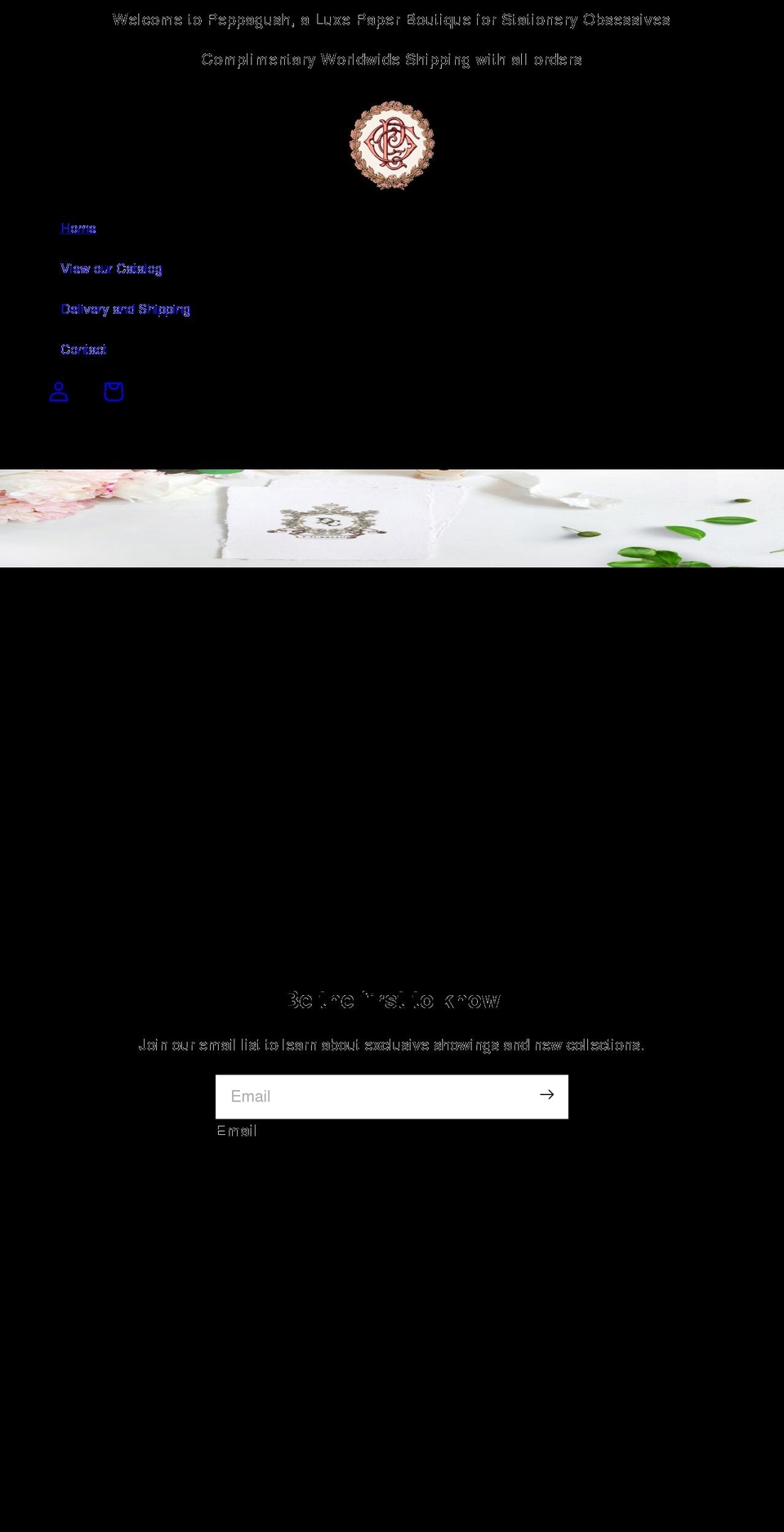 peppagush.com shopify website screenshot