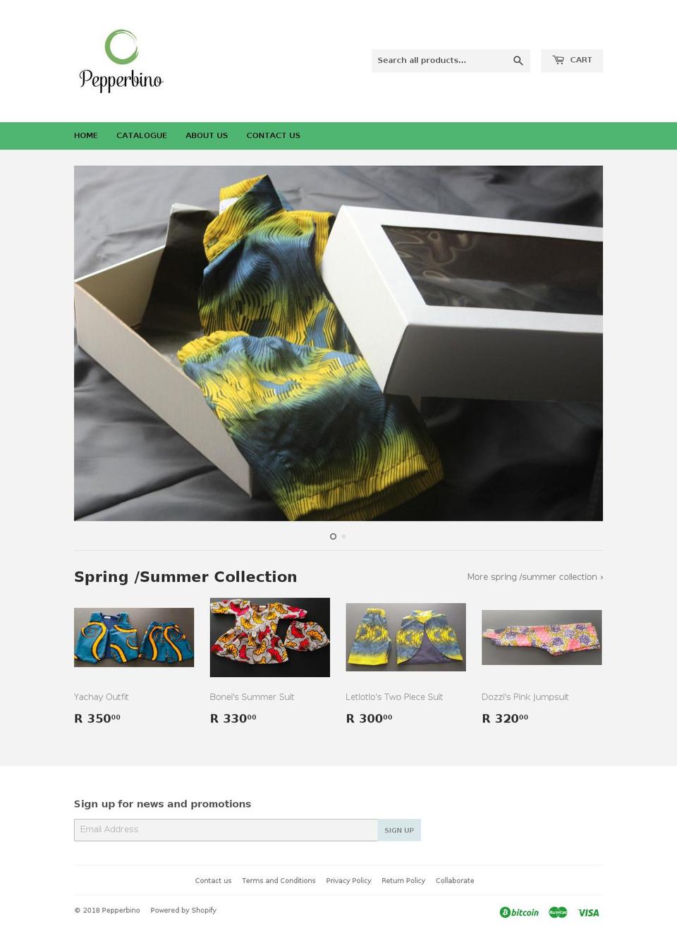 pepperbino.com — Shopify storefront screenshot