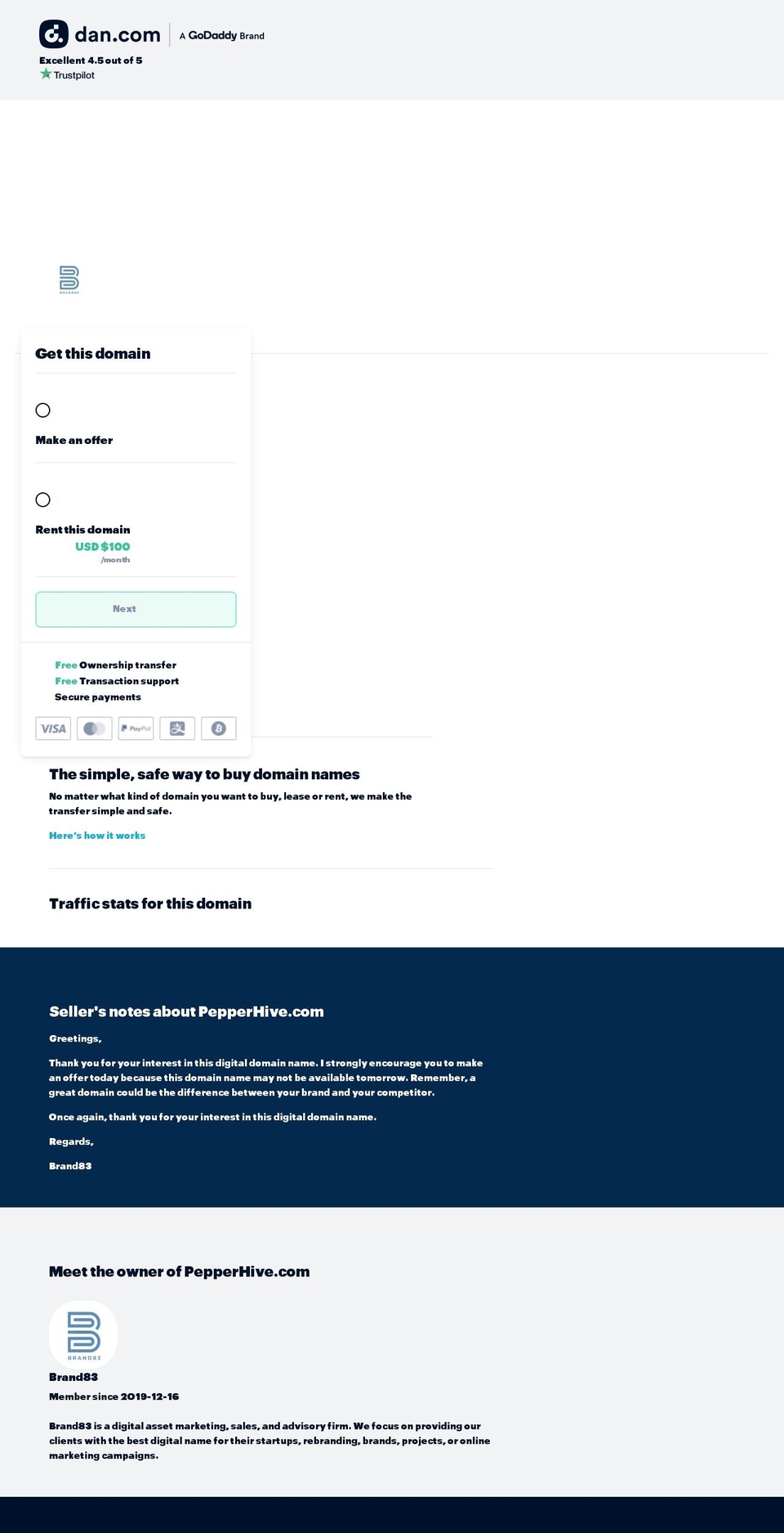 pepperhive.com — Shopify storefront screenshot