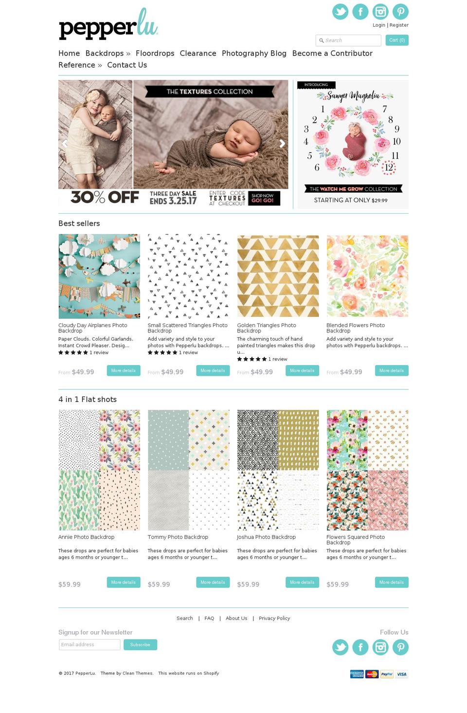 pepperlu.com shopify website screenshot