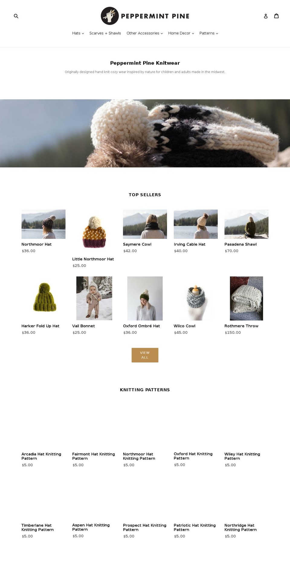 peppermintpine.com — Shopify storefront screenshot