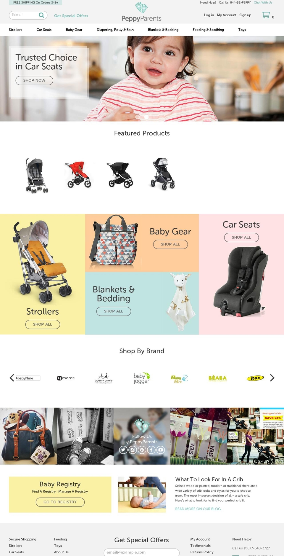 peppyparents.com shopify website screenshot