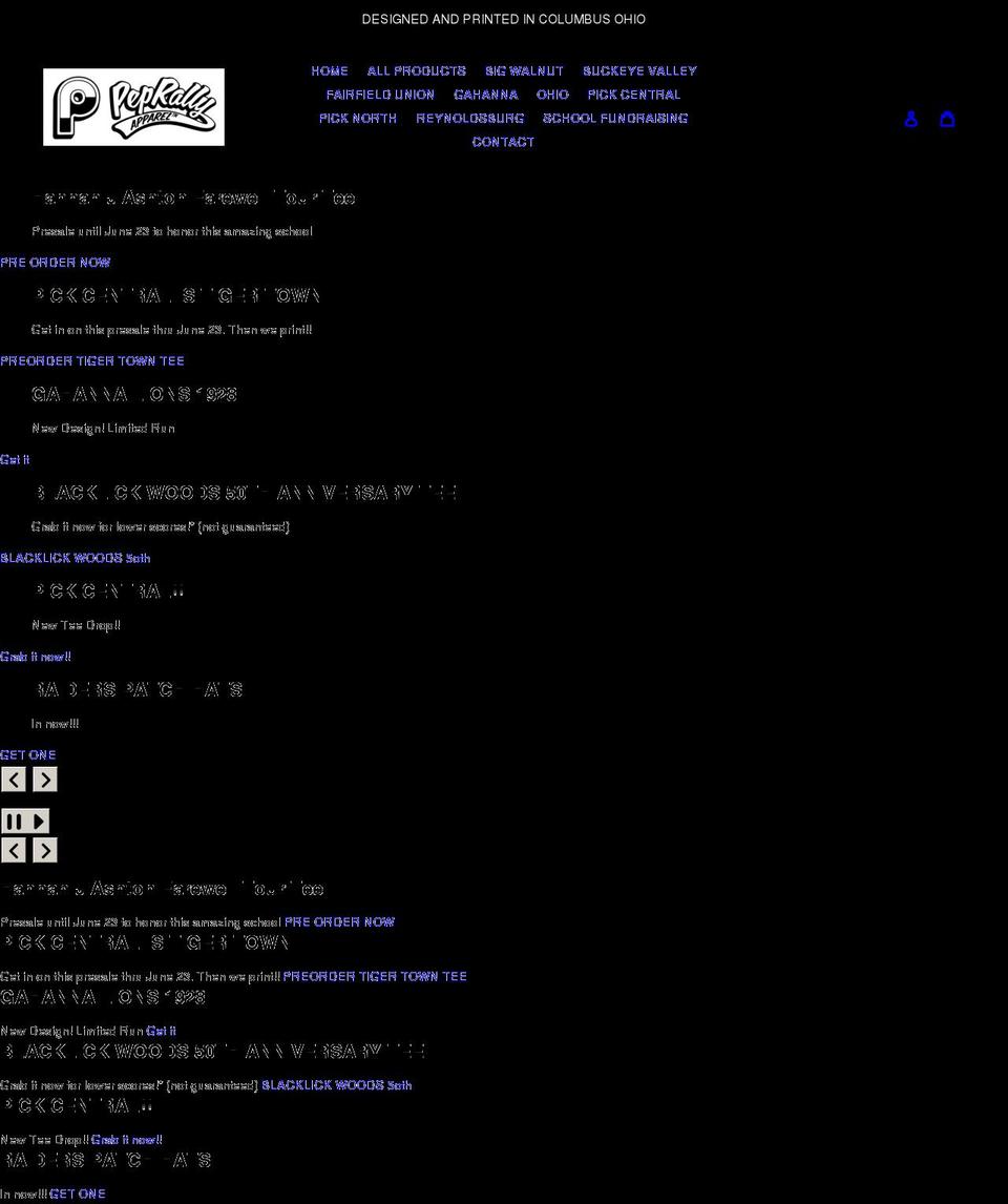 peprallyapparel.com shopify website screenshot