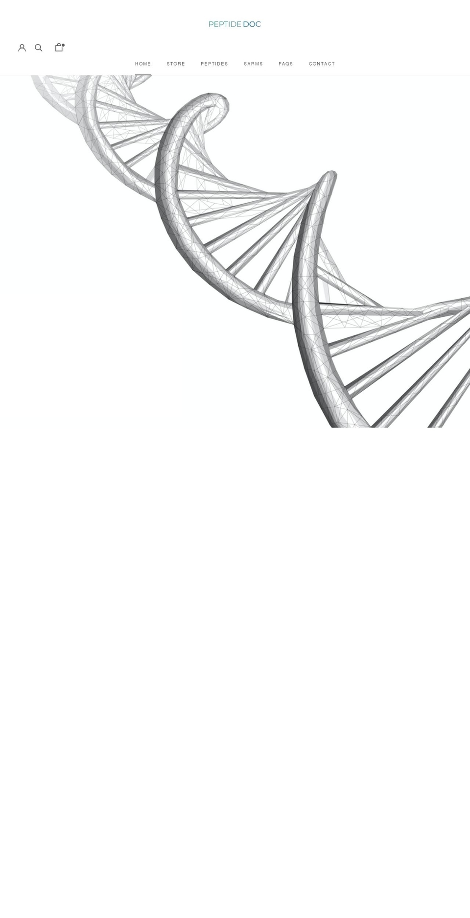 peptide-doc.co.uk shopify website screenshot