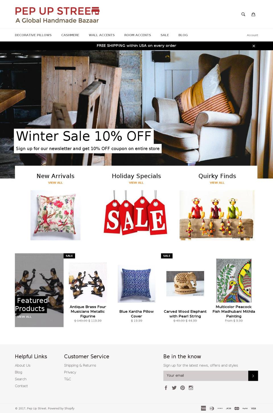 pepupstreet.com shopify website screenshot