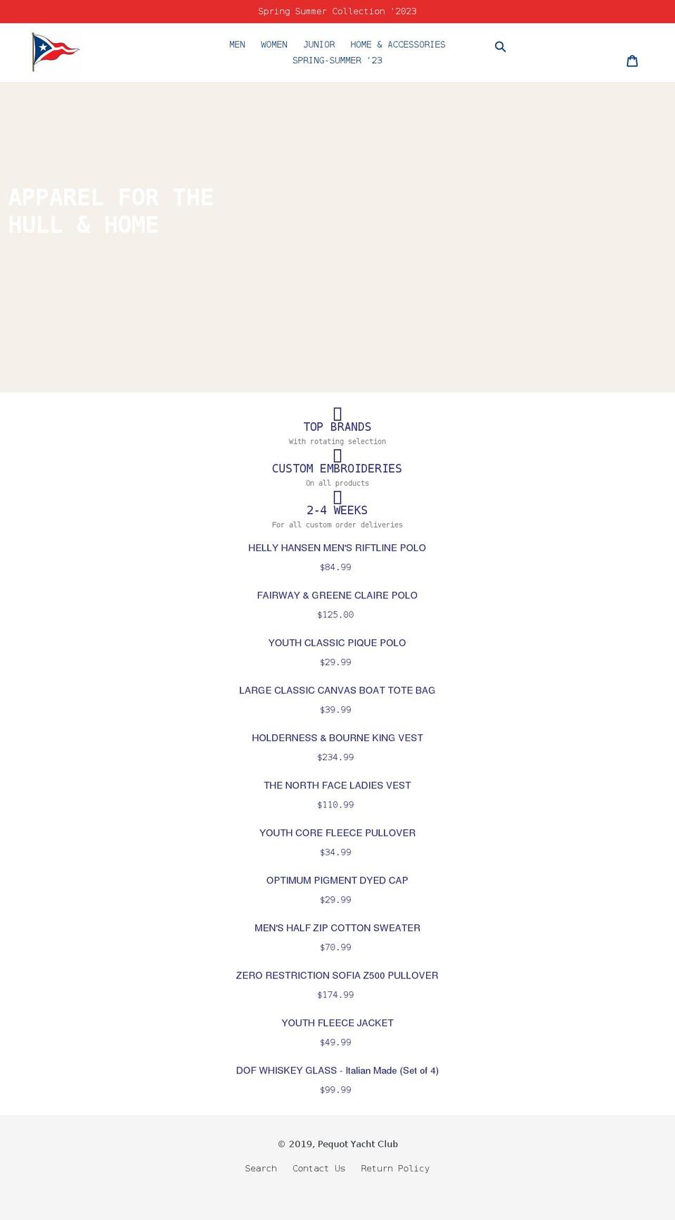 pequotyc.shop shopify website screenshot