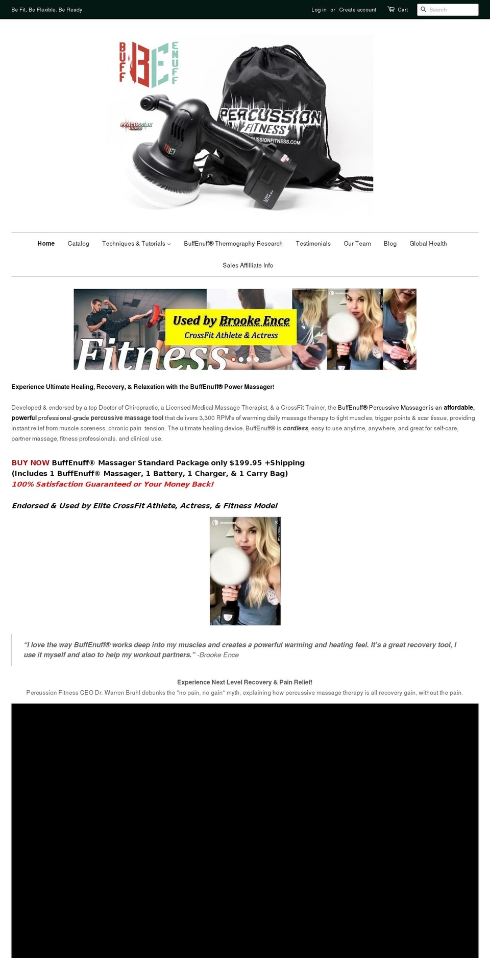 percussionfitness.com shopify website screenshot