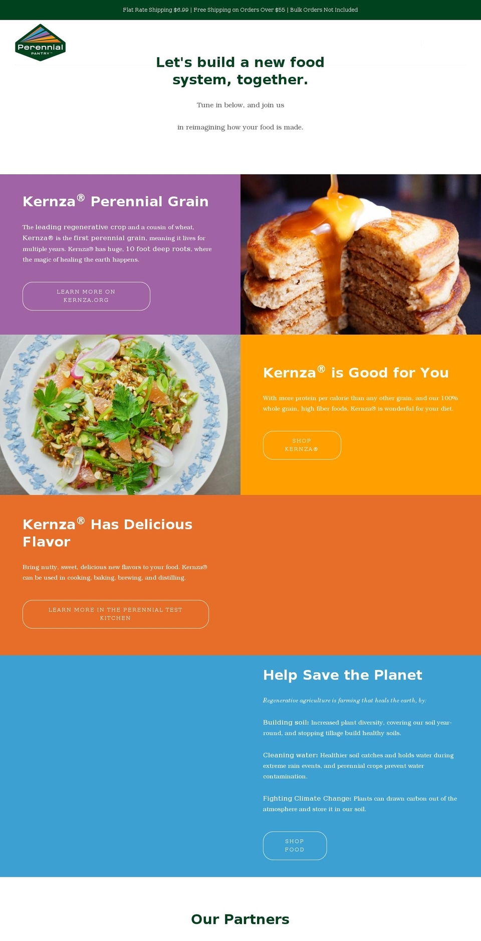 perennial-pantry.com shopify website screenshot