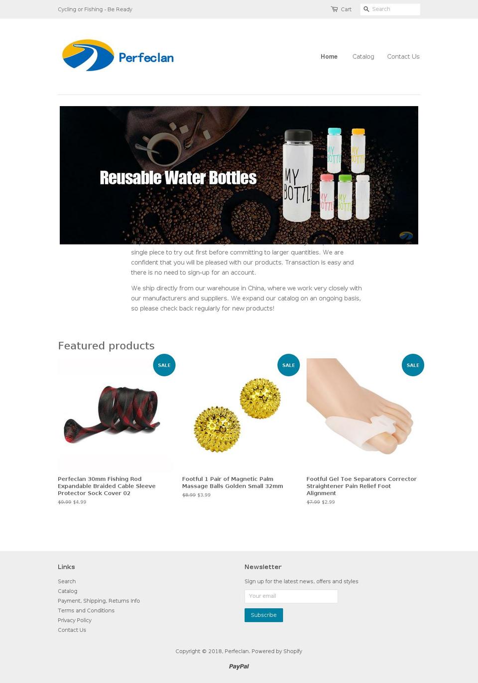 perfeclan.com — Shopify storefront screenshot
