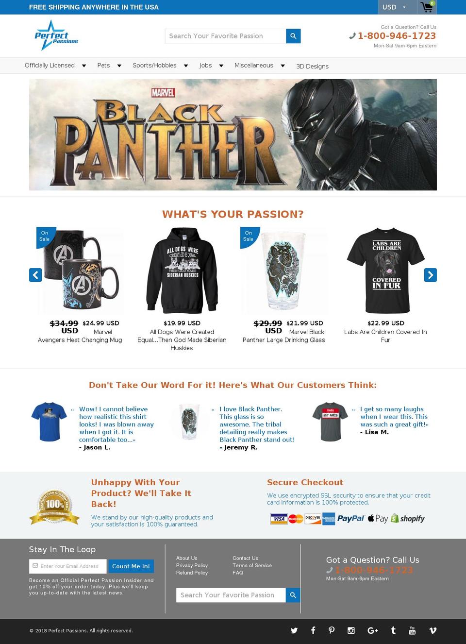 perfect-passions.myshopify.com shopify website screenshot