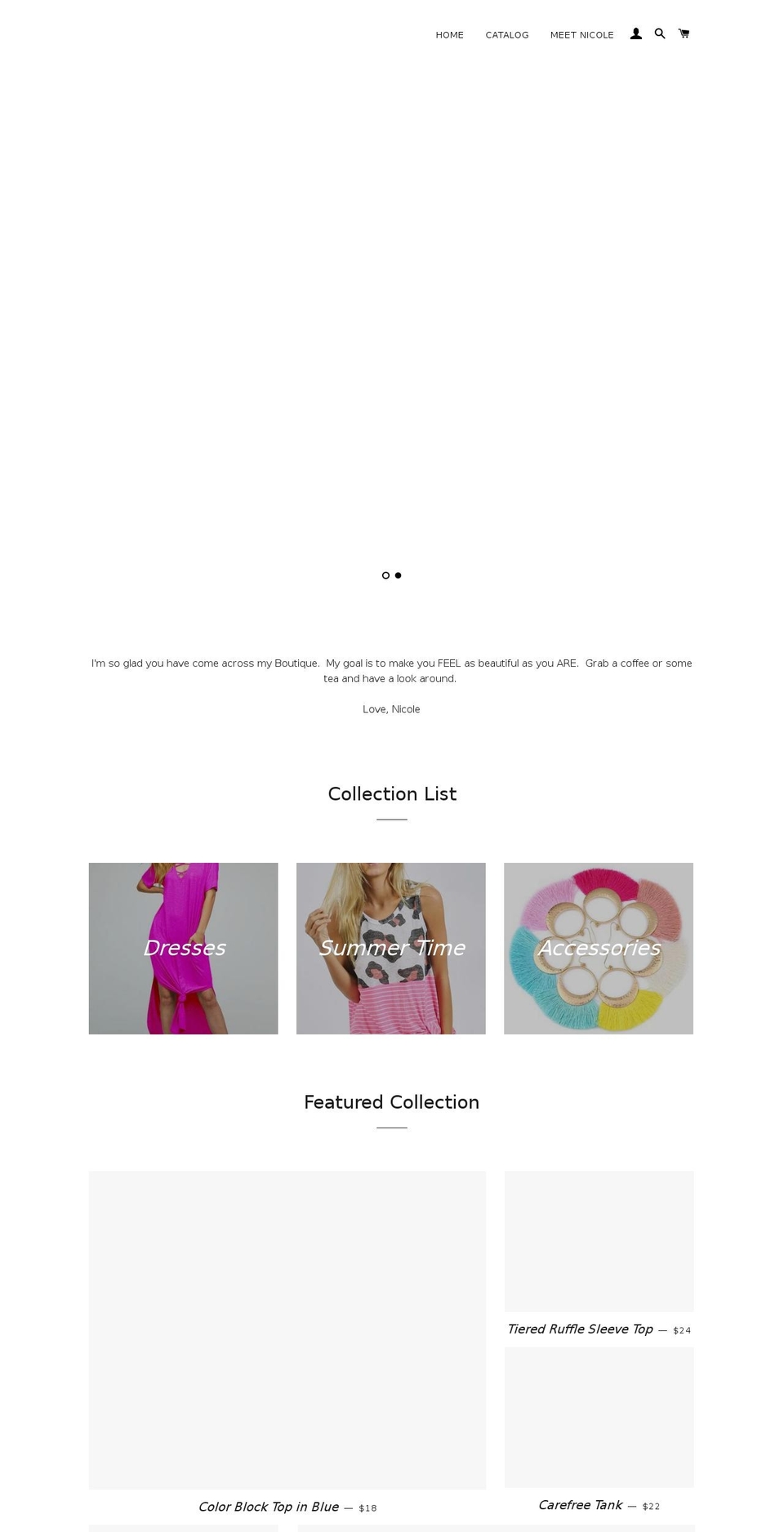 perfectinposh.com — Shopify storefront screenshot