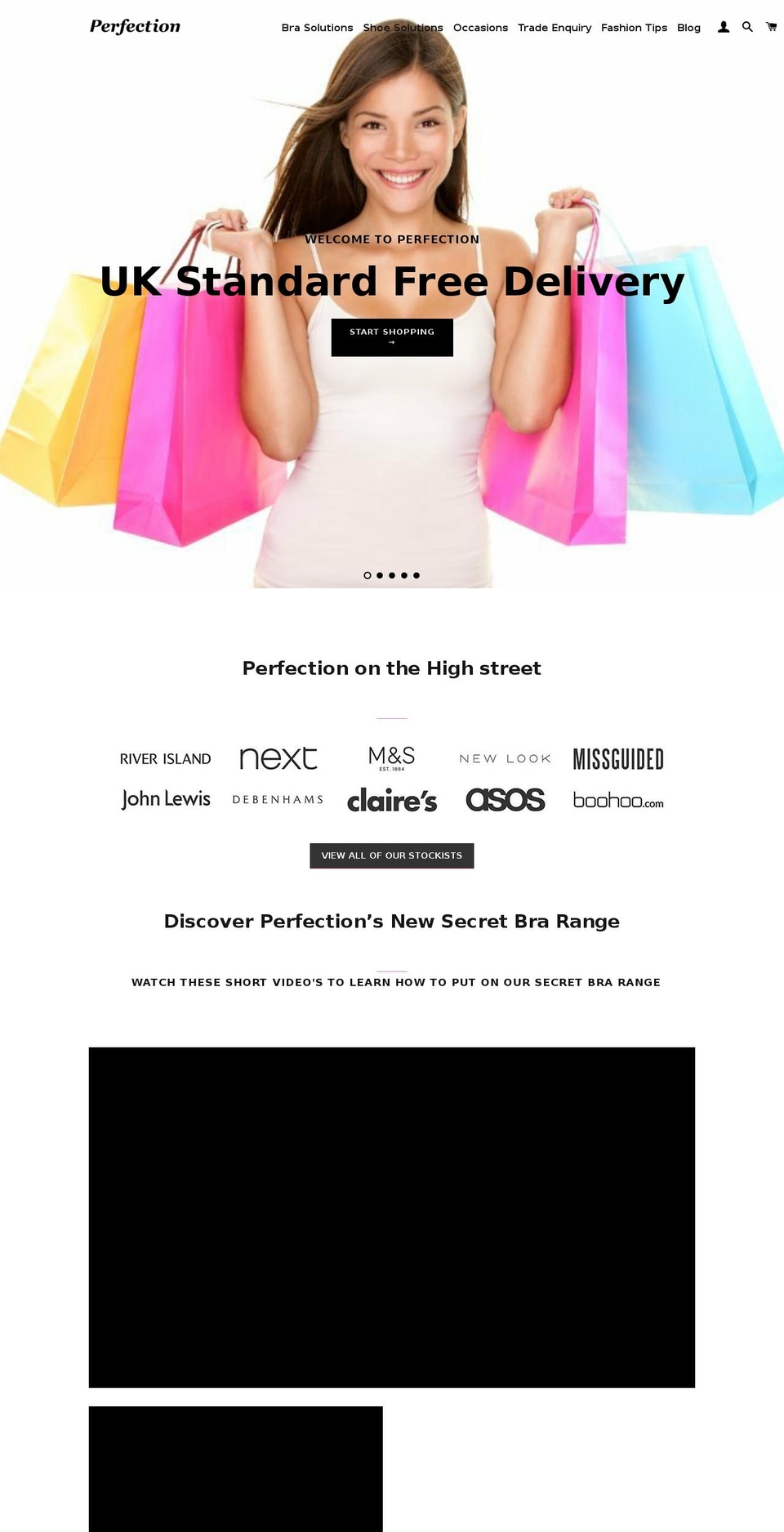 perfection-beautybrands.com — Shopify storefront screenshot
