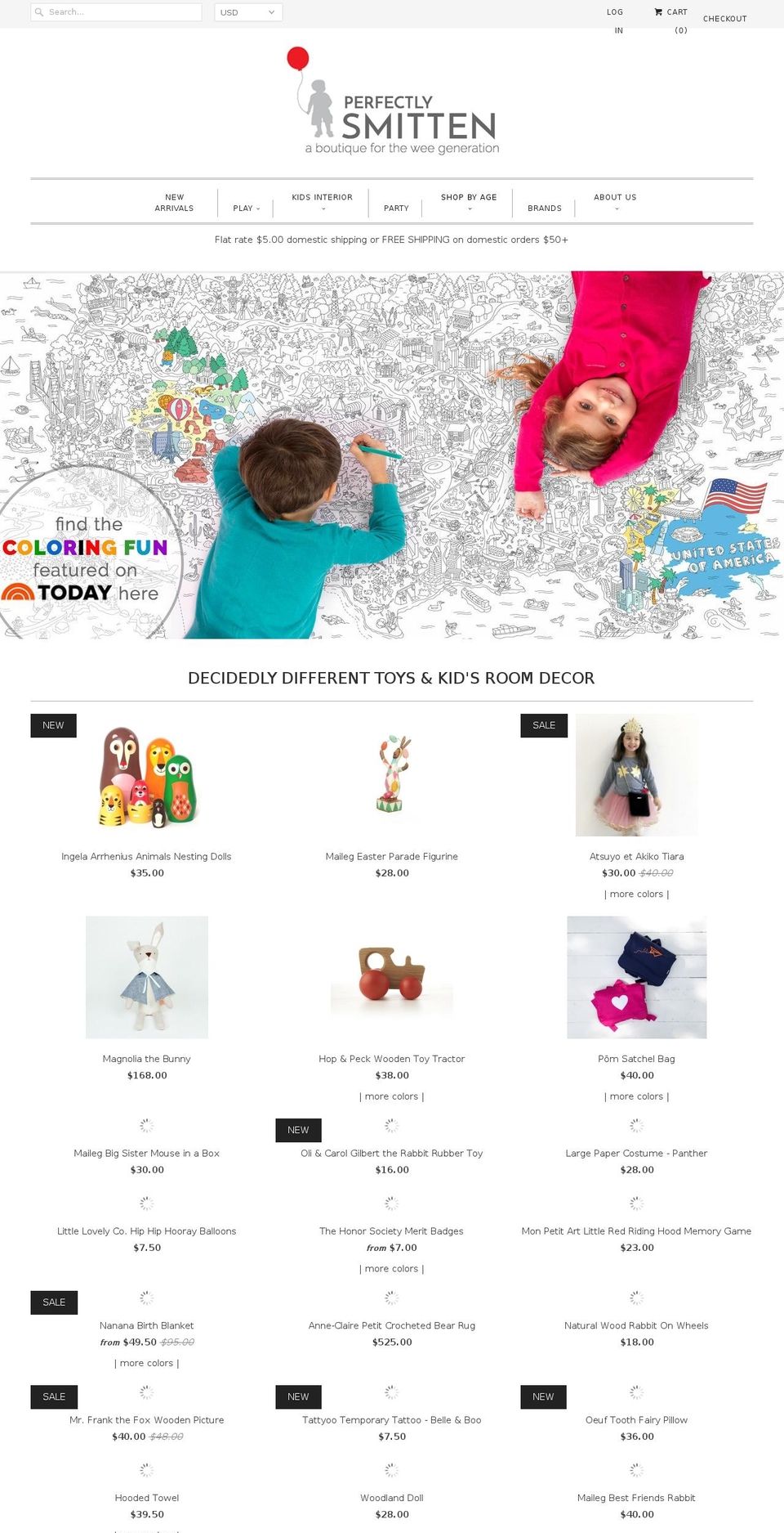 perfectlysmitten.com shopify website screenshot