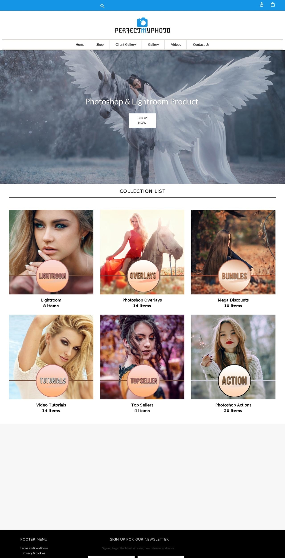 perfectmyphoto.com shopify website screenshot