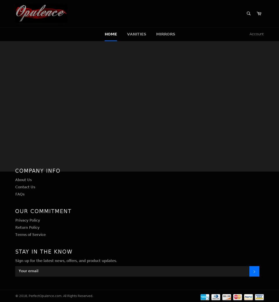 perfectopulence.com — Shopify storefront screenshot