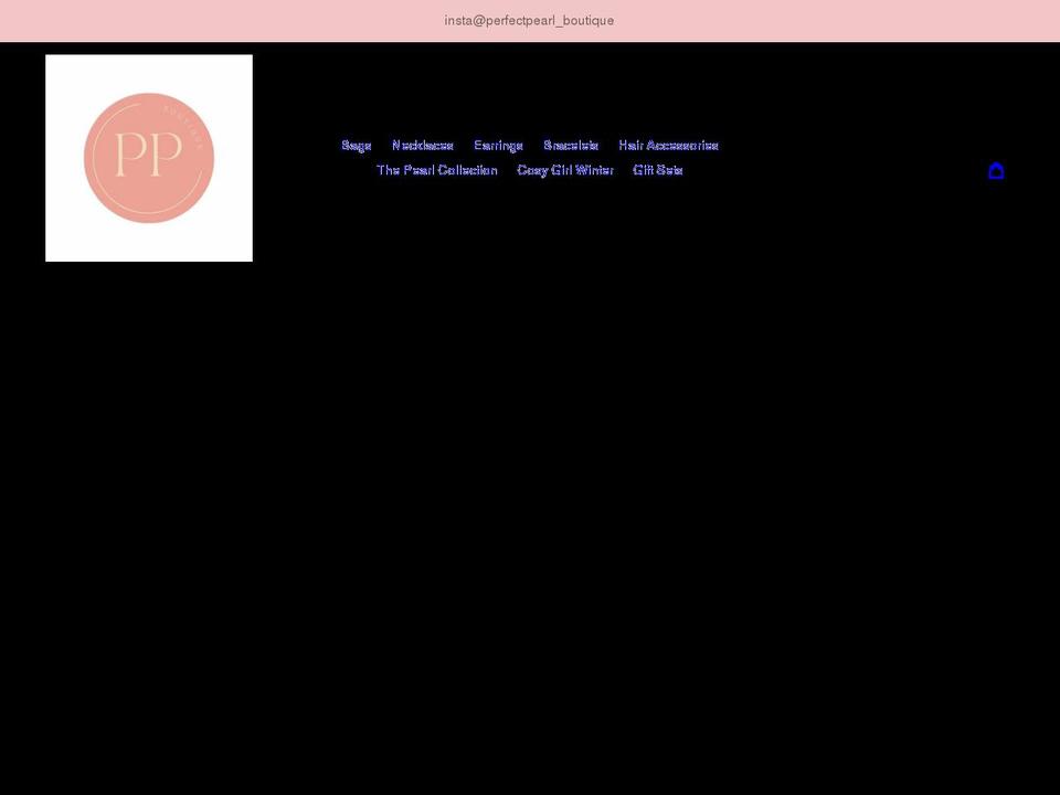 perfectpearlboutique.com shopify website screenshot