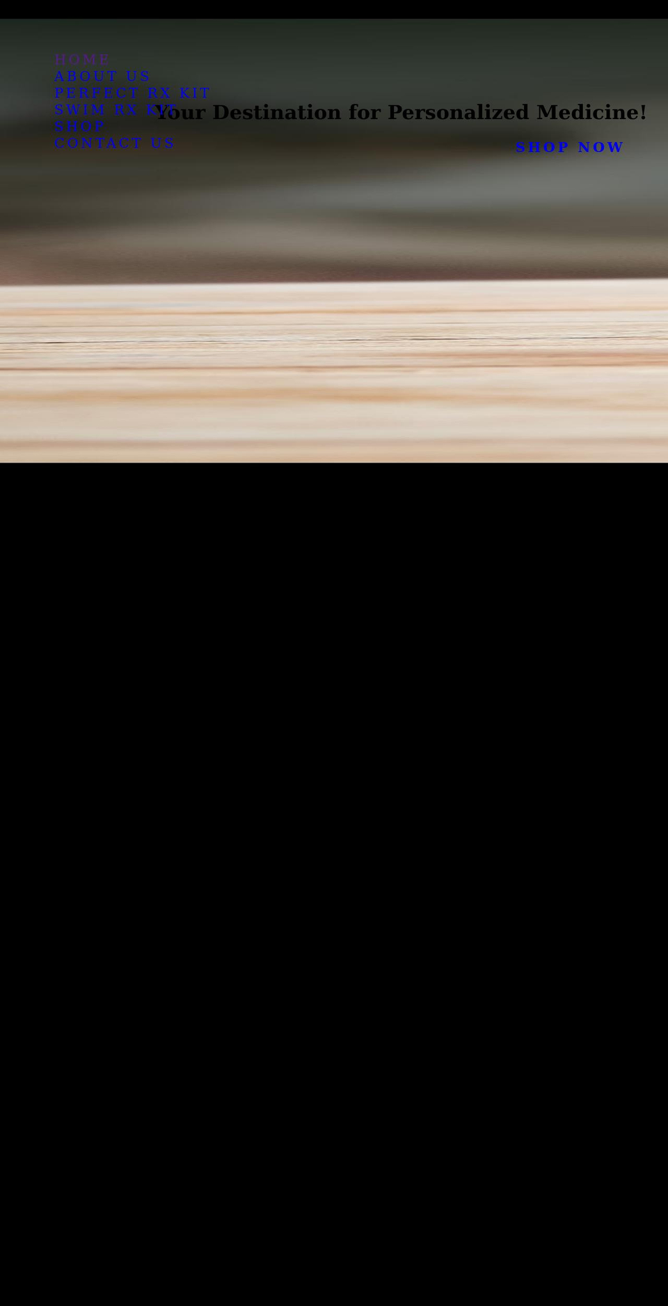 perfectrx.com shopify website screenshot