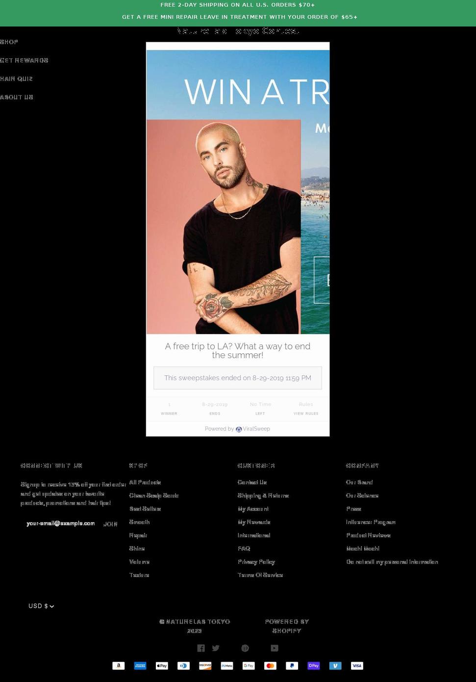 perfecttokyo.com — Shopify storefront screenshot