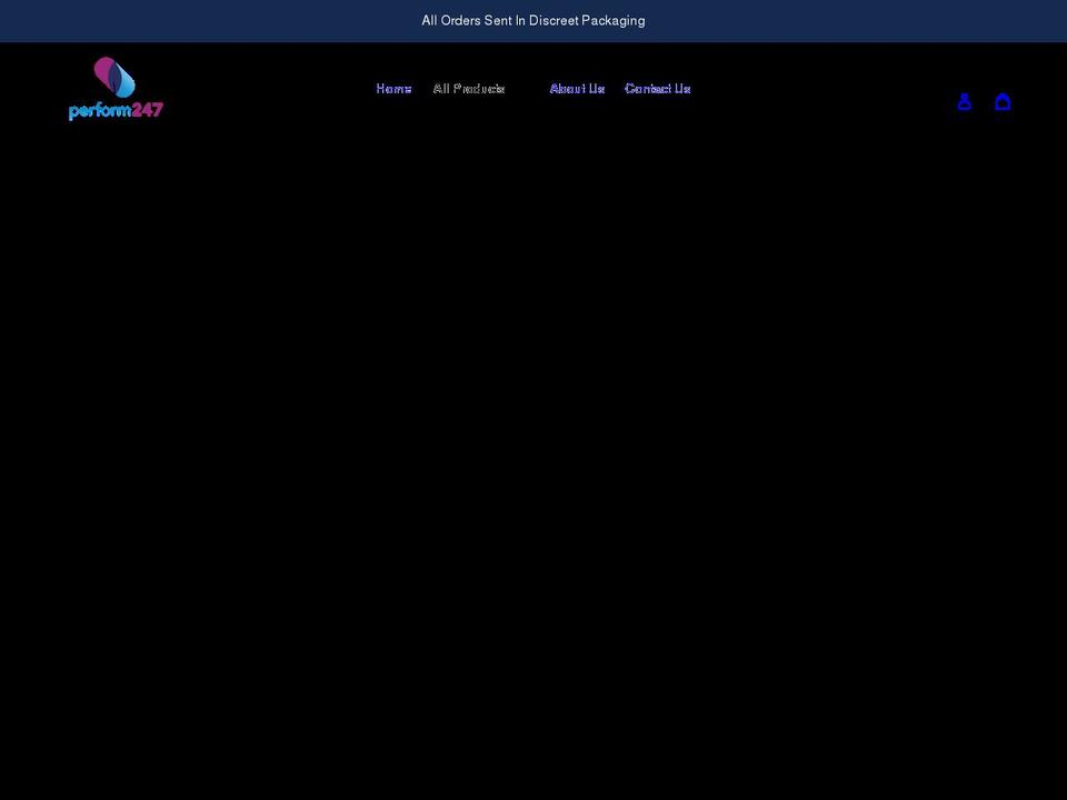 perform247.co.uk shopify website screenshot