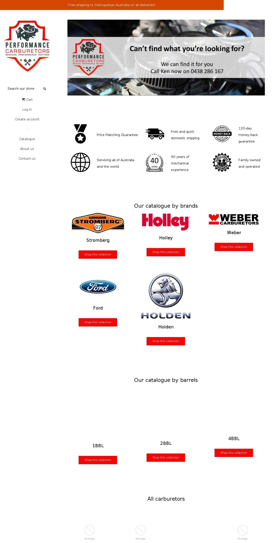 performancecarby.com — Shopify storefront screenshot