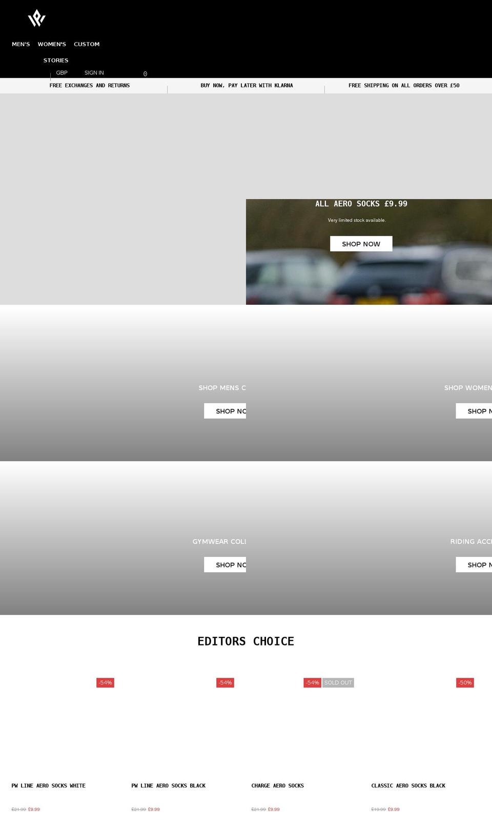 performancewatts.co.uk shopify website screenshot