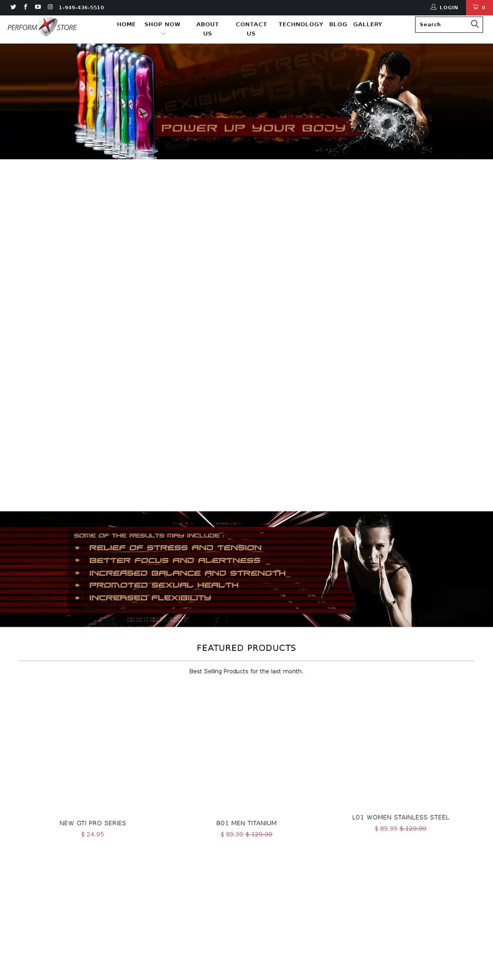 performxstore.com shopify website screenshot