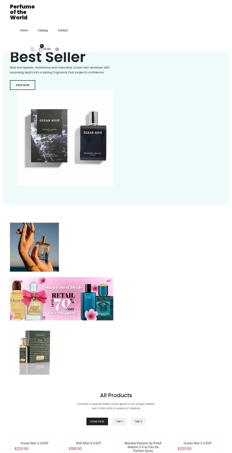 Odour-v-- Shopify theme site example perfumeoftheworld.com